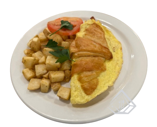 Croissant Omelet Breakfast Sandwich